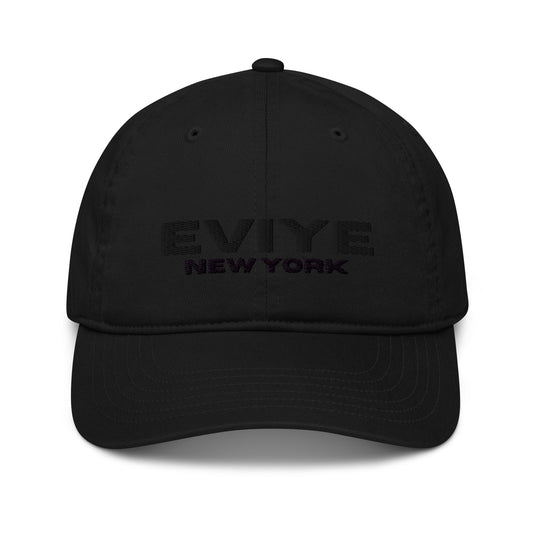 EVIYE NEW YORK Dad Hat in Black/Black